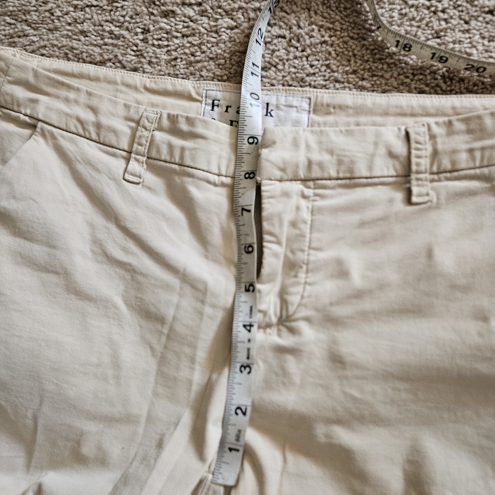 Frank & Eileen Wicklow Beige Cropped Chino Pants - Picture 7 of 8